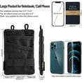 thumbnail image 5 of VIPERADE VE1 X-Pac Pocket Organizer, EDC Pouch for Men, EDC Pocket Organizer Storage EDC Gears, Best EDC Organizer to Hold Your Flashlight/Pocket Knife, Tactical Pen, Notebook (X-pac-Black), 5 of 6