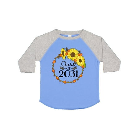 

Inktastic Class of 2031 Sunflower Wreath Gift Toddler Boy or Toddler Girl T-Shirt