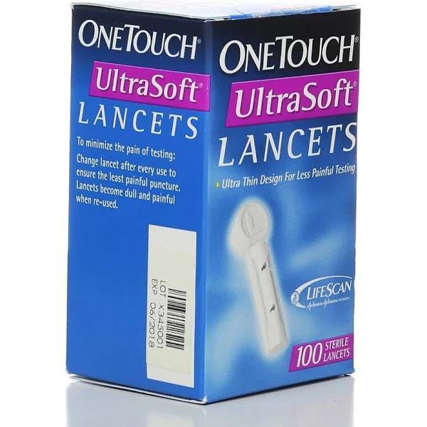 EXP 11/2020One Touch Ultra Soft Lancets Sealed Lot Of 100 Brand