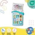 thumbnail image 4 of Juego de edredón Sunny Side Up Bluey & Friends para niños pequeños de 4 piezas, 4 of 6