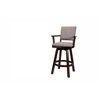 East Coast Innovators Whitaker Homestead Set of 2 Counter Stools, Distressed Walnut