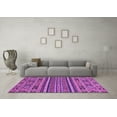 thumbnail image 3 of Ahgly Company Indoor Rectangle Abstract Purple Modern Area Rugs, 4' x 6', 3 of 4