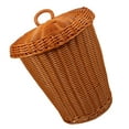 thumbnail image 1 of unbranded Canasta De Almacenamiento Tejido Imitación Ratán Marrón Para Y Uso Doméstico, 1 of 6