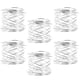 thumbnail image 5 of GOOHOCHY 6 anillos para servilletas, porta servilletas para mesa de comedor, anillos para servilletas de fiesta, centros de mesa., 5 of 8
