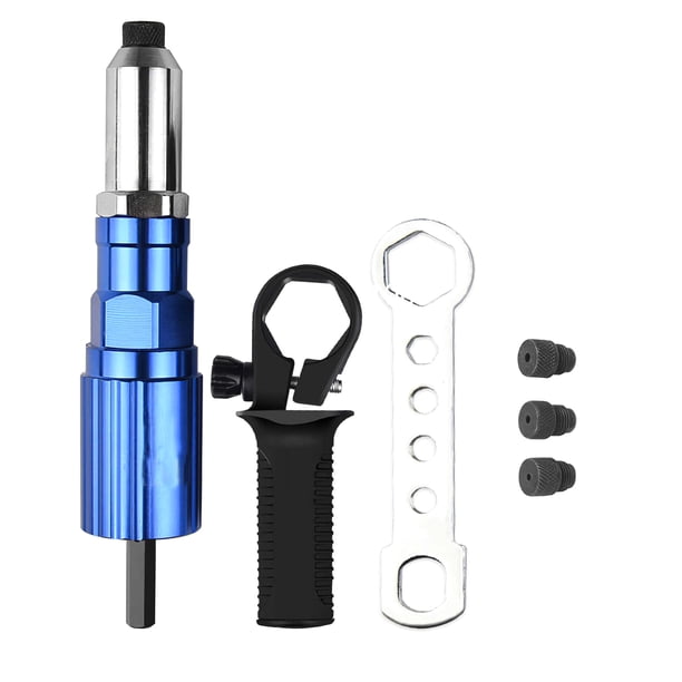 Adaptador De Taladro De Pistola Taladro Azul Remachador De Metal Broca De Remachado Inalámbrico Remache De Remache Ciego De Alta Resistencia Accesorio De Tuerca De Inserción Para Reparación De Advancent TO002964-00