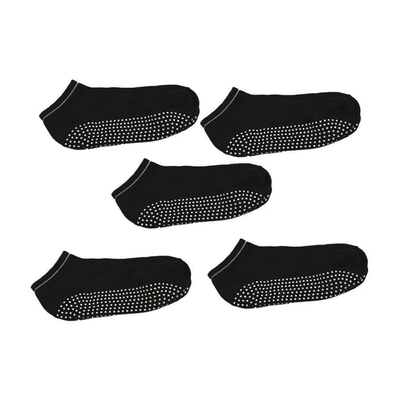 AUQ 5Pair Socks for Women,Cotton Womens Socks,Women'S Socks,Black