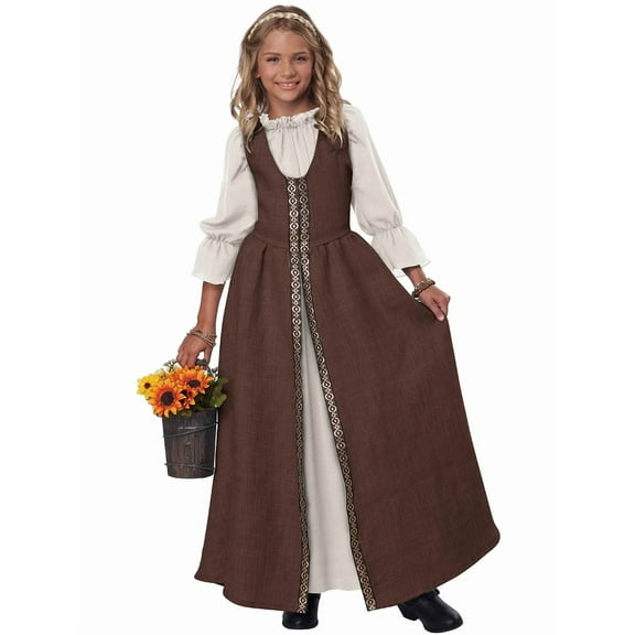 High Fantasy Realm Medieval Renaissance Faire Maiden Girl's Costume X-Large 12-14