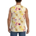 thumbnail image 4 of Balery Rabbit And Balloon Men's Sleeveless Muscle Shirts Workout Tank Top, Moisture Wicking, Odor Protection-, 4 of 8