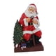 thumbnail image 3 of Figura de Papá Noel de mesa, luces de decoración navideña, estatuas de Papá Noel iluminadas, decoración navideña brillante, figura de Papá Noel Asientos BLESIY Figuras de Papá Noel, 3 of 8