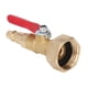 thumbnail image 1 of Adaptador De Soplado De Latón Para Invierno, Conector Rápido Macho De 1/4 Pulgadas, Rosca GHT Macho De 3/4 Pulgadas, Para Sistemas De Aspersores De Mangueras De Jardín De Yates, 1 of 7