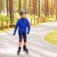 thumbnail image 2 of Protector de patines para niños, kit de protector de patines para niños y niñas, protector de patines ajustable para monopatín, ciclismo, scooter, bicicleta, escalada Rojo Verde, 2 of 5