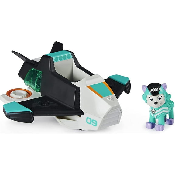 Paw Patrol, Jet to The Rescue Everest Deluxe Transforming Vehicle with Lights and Sounds