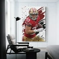 thumbnail image 3 of Christian McCaffrey American Football Players Sports Celebrity Canvas Wall Art Posters For Room Aesthetic And Decor 20 Poster For Bedroom Bathroom Living Room Office Kitchen Decor, 3 of 8