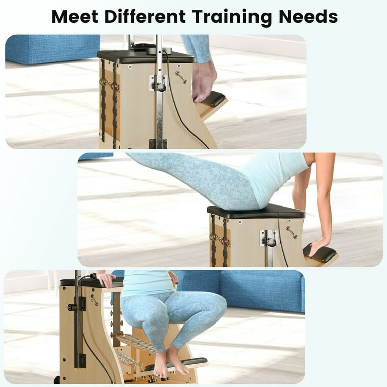 新品ピラティス チェア Mikolo Pilates Chair, Split-Pedal Stability Combo with