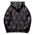 thumbnail image 6 of Womens Hoodies Halloween Graphic Letter Print Sweatshirt Cozy Long Sleeve Pullover Tops for Fall Holiday Season, 6 of 6