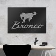 thumbnail image 3 of Ford Bronco Chrome Logo Home Business Office Sign, 3 of 4