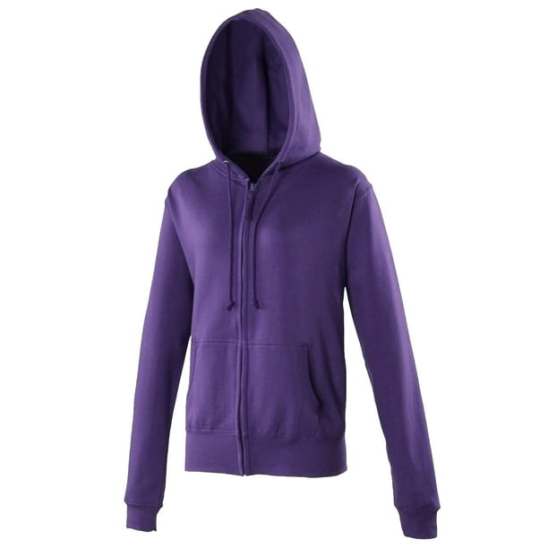 Awdis - Chaquetilla con capucha para mujer (Púrpura)