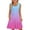 Hot Pink, variant on YunPes Girls Dress Summer Sleeveless Comfortable Casual Dress Gradient Print Children's Clothing with Pocket Vest Dress Girls plus Size Dresses