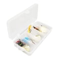 thumbnail image 2 of S SERENABLE 5 Pieces Fishing Lures Spinnerbait Portable Hard Metal Spinnerbaits with Box, 2 of 9