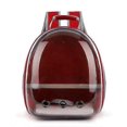 thumbnail image 1 of Parrot Pet Backpack Outdoor Travel Oxford Cloth Transparent Bird Cage Portable Transport Comfortable, 1 of 4