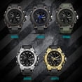 thumbnail image 3 of Reloj de pulsera militar con esfera grande para hombre, moderno, multifunción, digital, resistente al agua, electrónico, para estudiantes, 3 of 4