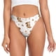 thumbnail image 1 of Fotbe Fall Squirrel Tanga Sin Costuras para Mujer con Estampado – Panties Invisibles, Transpirables y Cómodos para Uso Diario-XX-Large, 1 of 6