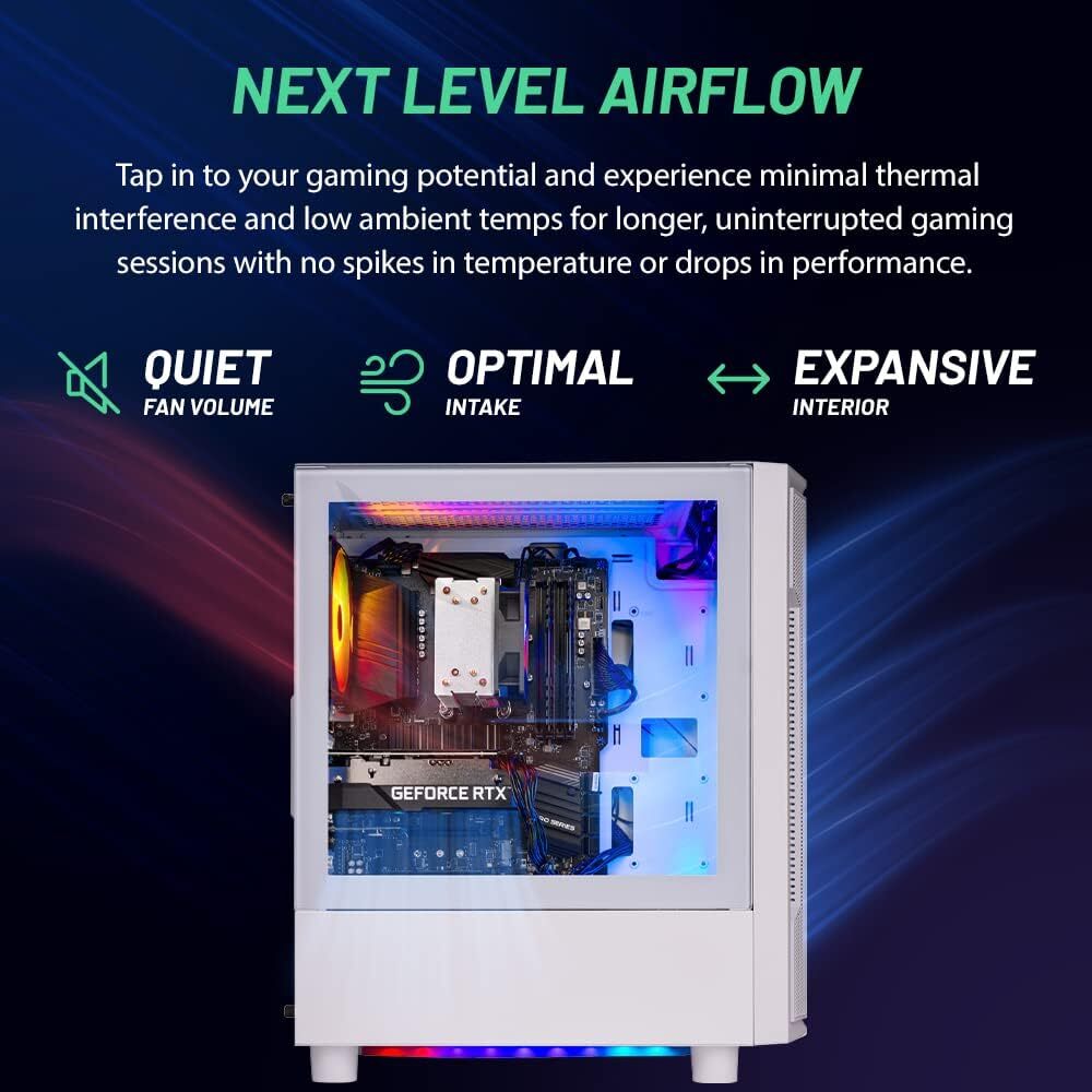 Skytech Archangel Gaming PC Desktop INTEL Core i5 13400F NVIDIA Geforce RTX 4060 Ti 1TB SSD 16GB RAM, AIO Liquid Cooling Windows 11