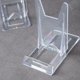 thumbnail image 4 of 6 piezas de caballete de plástico de 11,56 x 11 cm, duradero, transparente, para monedas, soportes de exhibición extraíbles para platos, fotos, tarjetas, teléfonos móviles, revistas, vajilla, 4 of 4