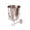 Silver483, variant on Metal Wall Mounted Flower Pot Holder with Hooks, Industrial Style Plant Rack Organizer for Entryway Bathroom Kitchen Home Decor, Multi-Functional Space Saving Decor for Apartments Cafes Homestays