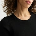 thumbnail image 3 of Women's Draper James Short Sleeve Pointelle Sweater Dress, Size: XXL, Black, 3 of 4