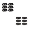 thumbnail image 1 of Seitruly 5 piezas de anillos de hematita, piedra que absorbe energía negativa, piedra imán, anillo de joyería para pulgar, mujeres, hombres, 22 mm 2piezas Seitruly CBP585537, 1 of 5