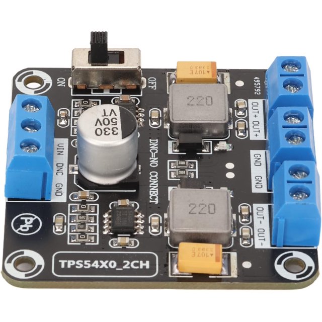 AVEKI Double Module de Sortie TPS5430 12V 15V, Protection de Connexion Inverse, Convertisseur Basse Tension pour Contrôle d'Automatisation Industrielle, Éclairage LED, Équipement de Communication B0514