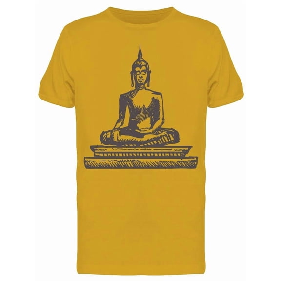 Buddha Statuette Tee Men's -Image by Shutterstock