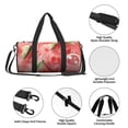 thumbnail image 4 of Fotbe Refreshing Watermelon Slices Bolsa Deportiva de Lona Plegable con Estampado, Bolsa de Gimnasio con Bolsillo Seco/Húmedo, Bolsa de Viaje Ultraligera de Gran Capacidad, 4 of 6