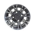 thumbnail image 3 of MASSFX 10x7 Golf Cart Rims with 4/101.6 or 4 on 4" Bolt Pattern-Gun Metal Grey-4 pk, 3 of 7
