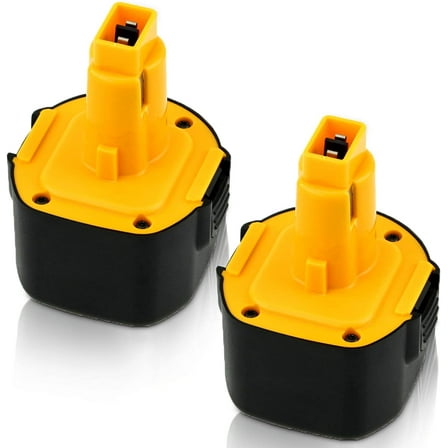 2Packs 3600mAh DW9062 Replacement Battery for Dewalt 9.6V Battery Ni-Mh Compatible with Dewalt 9.6 Volt DW9061 DE9036 DE9062 DW9614 DW9062 Battery Cordless Power Tools