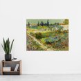 thumbnail image 2 of Vincent Van Gogh Garden At Arles Extra Large Art Print Wall Mural Poster Premium XL, 2 of 3