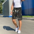 thumbnail image 6 of Naloa Wolf With Basketball Men's Short Pajama Pants, Pj Shorts, Lounge Comfort Shorts-3X-Large, 6 of 6