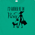 thumbnail image 4 of Inktastic I'd Rather Be in Paris- shopping and travel Girls Baby T-Shirt, 4 of 5