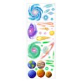 thumbnail image 1 of 4pcs Glow in The Dark Stickers Luminous Planet Decals Decorative Wall Stickers, 1 of 7