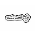 thumbnail image 2 of Violent Little Things Broche geométrico en inglés Accesorios para ropa Insignia con letras Accesorios de metal Creatividad, 2 of 7