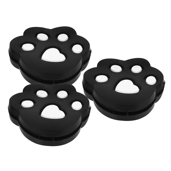 KALLORY Tennis Racket Dampener  Black Silicone Shock Absorber Easy to Use