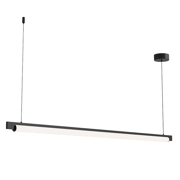 Sonneman 3828.25 Keel 60" Wide Led Linear Chandelier - Black