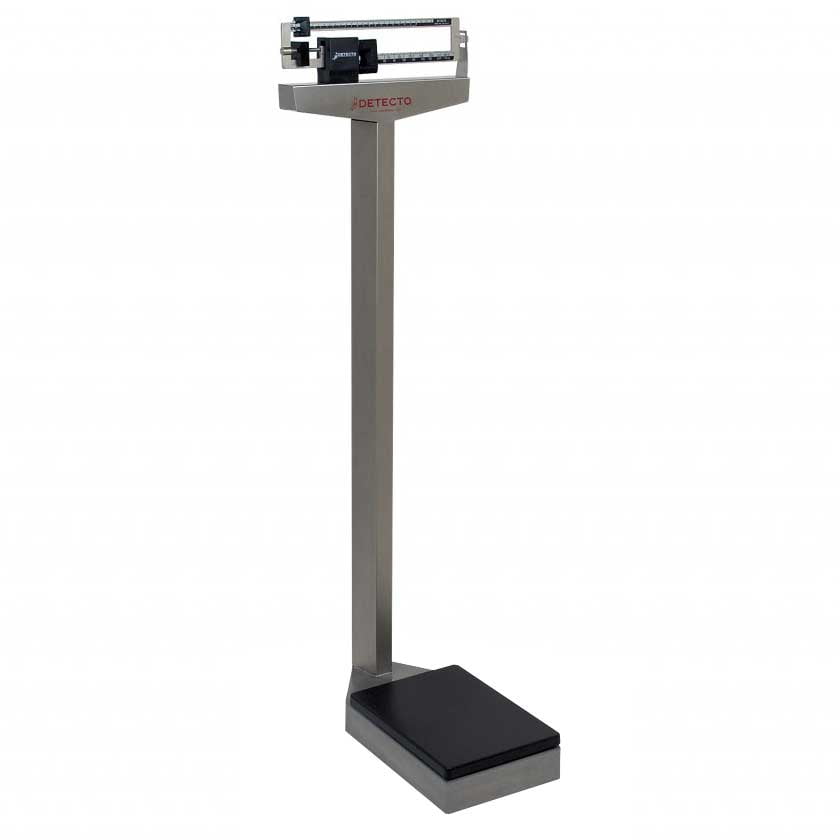Detecto Stainless Steel Beam Body Weight Scale (400 lb Capacity