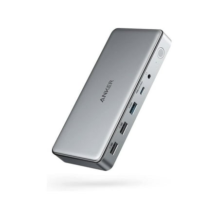 Anker 563 10-in-1 USB-C Docking Station, Gray, 2.8 lbs