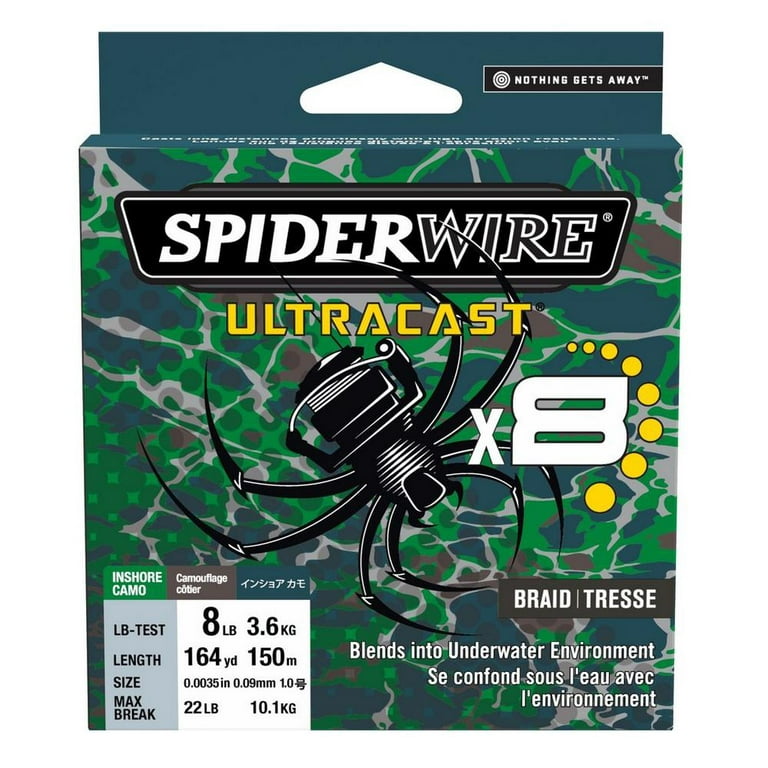 Spiderwire Ultracast Braid Superline 6lb 164yd Inshore Camo