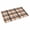Orange, variant on Pink Black Plaid Doormat Outdoor Entrance 16"x24", Farmhouse Pink Black Checkered Absorb Moisture Dirt Door Mats, Non-Slip Rubber Backing Floor Mats Indoor, Low-Profile Front Door Rugs