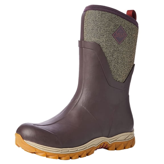 Muck Women's Arctic Sport II Mid, Wine tasting/Herringbone