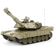 BEAURE RC Battle Tank Military Tactical Vehicle Shoots with Sound Light 1:28 Tank Toy for Kids Adults Boys Gifts