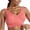 D383/Watermelon Red, variant on Afdoent Bras for Women Seamless Solid Color Sports Bra with Removable Bra Pad Comfortable Breathable Everyday Wear